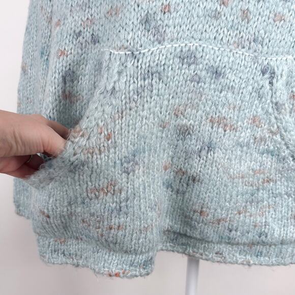 Urban Outfitters BDG Ryleigh Chunky Knit Pullover V-Neck Sweater Blue Size Large - Picture 4 of 11